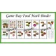 Game Day Food Math Binder